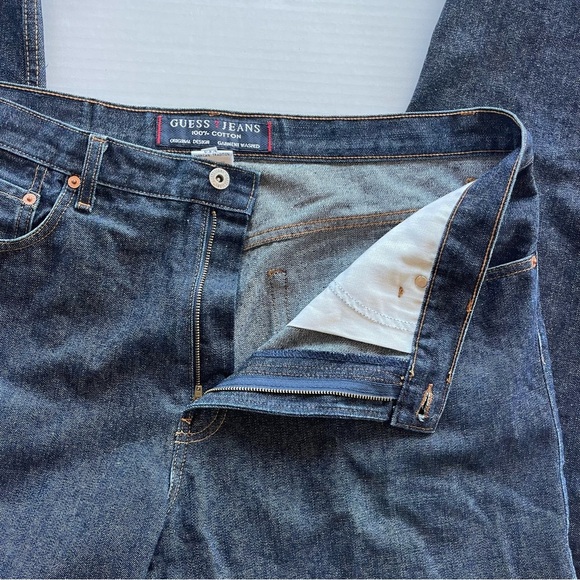 Guess Jeans Classic Fit Straight Leg  Vtg Men's Jeans Size 38 Made In The USA - Picture 4 of 16